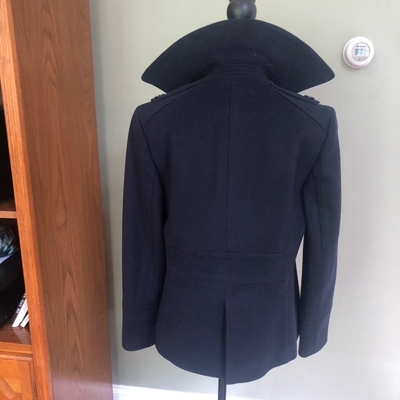 J. crew navy wool jacket, Medium - Picture 3 of 10